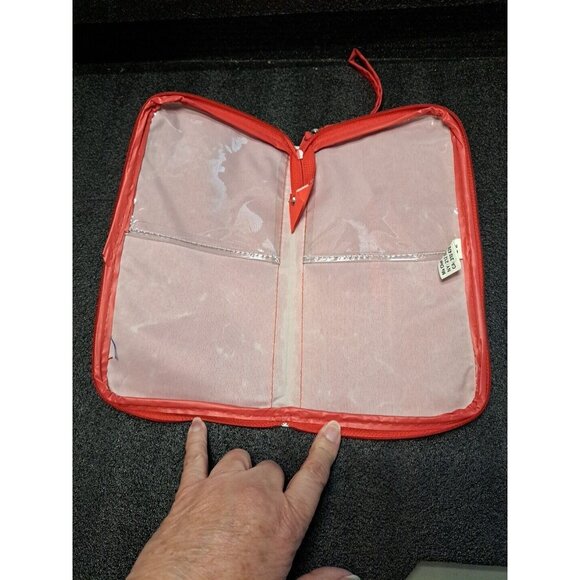 VTG TWA Airlines Getaway Vacations Document/Amenity Bag Wristlet 10x6" Zippered - Picture 3 of 12